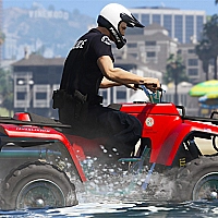 Cartoon ATV Slide Game Cover
