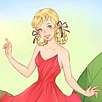Dress up Thumbelina Game Cover