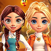 Lovie Chics Fall Dress Up Game Cover