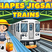 Shapes Jigsaw Trains Game Cover