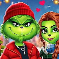 The Grench Couple Holiday Dress up Game Cover