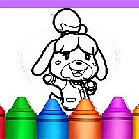 Animal Crossing Coloring Pages Game Cover