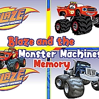 Blaze Monster Trucks Memory Game Cover