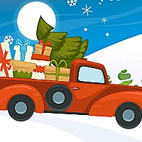 Christmas Vehicles Differences Game Cover