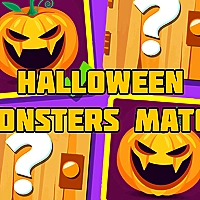 Halloween Monsters Match Game Cover