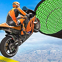 Motorcycle Stunts Drive Game Cover
