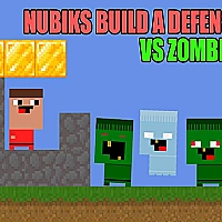 Nubiks build a defense vs zombies Game Cover