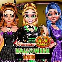 Princesses Halloween Getup Game Cover