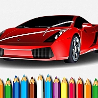 Racing Cars Coloring Game Cover