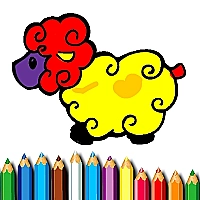Baby Sheep Coloring Book Game Cover
