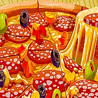 Baking Pizza Game Cover
