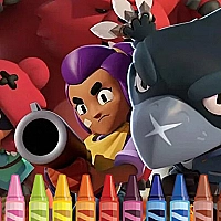 Brawl Stars Coloring book Game Cover