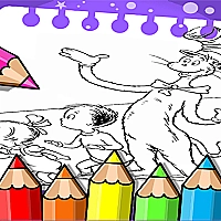 Cat In The Hat Coloring Book Game Cover