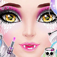 Halloween Makeup Me Game Cover