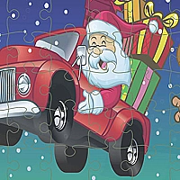 Merry Christmas Truck Game Cover