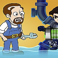 Plumber Water Pipes Hero Pipe Rescue: Water Puzzle Game Cover