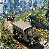 US OffRoad Army Truck Driver Game Cover
