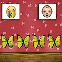 Cute Butterfly House Escape Game Cover