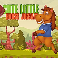 Cute Little Horse Jigsaw Game Cover