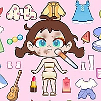 Paint Doll Dress Up Game Cover