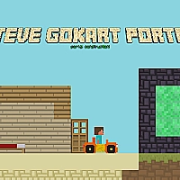 Steve Go kart Portal Game Cover