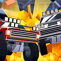 Blocky Driver Cars Demolition Game Cover