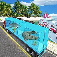 Sea Animal Transport Truck Game Cover