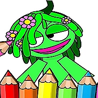 Sprunki Coloring Music Anime Game Cover