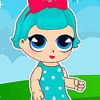 Super lol surprise dolls adventure run Game Cover