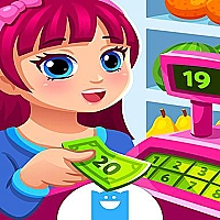 Supermarket help mom with the shopping  Game Cover
