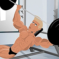 Bodybuilding and Fitness game - Iron Muscle Game Cover
