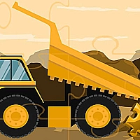 Dump Trucks Jigsaw Game Cover