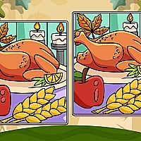 Thanksgiving Spot The Differences Game Cover