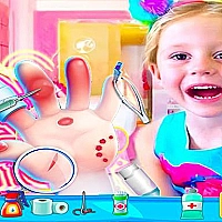Nastya Hand Doctor Funs for Girls Online Game Cover