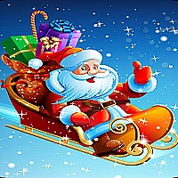 Ride Safely Santa in Ice Game Cover