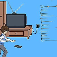 Turn on the TV Game Cover