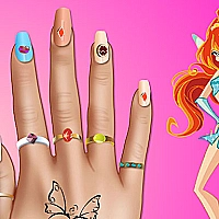 Winx Nail Makeover Game Cover