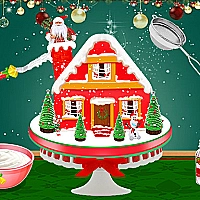 Xmas Gingerbread House Cake Game Cover