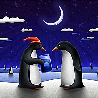 Christmas Penguin Slide Game Cover