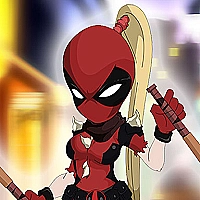 Deadpool Girl Dressup Game Cover