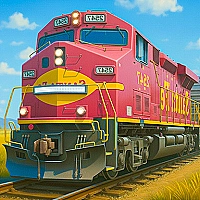 Railways Train Simulator Game Cover
