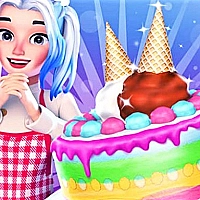 Cute Doll Cooking Cakes Game Cover