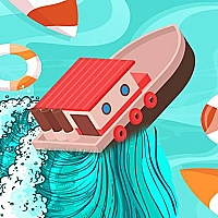 Dash and Boat Game Cover