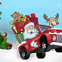 Santa Gift Truck Game Cover
