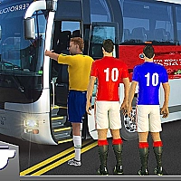 Bus Transport Footbal Players Game Cover