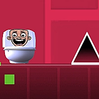 Geometry Dash Skibidi Toilet Game Cover