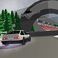 Low poly car racing Game Cover