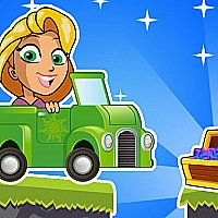 Princess Rapunzel Car Racing Adventure Game Cover