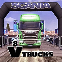V8 Trucks Jigsaw Game Cover