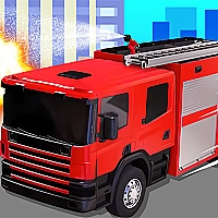 Fire Truck Rescue Driving Game Cover